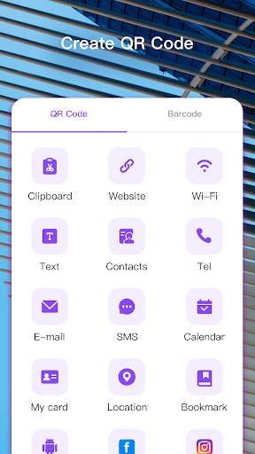 Screenshot of QR Code & Barcode Scanner