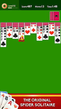 Spider Solitaire Plus - Screenshot 1