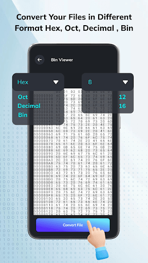 Binary File Reader & Viewer Screen 3