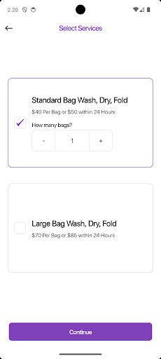 The Fluff - Laundry Delivery Screenshot 3 - AppWisp.com