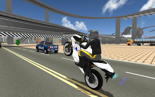 Super Stunt Police Bike Simulator 3D  screenshots 6