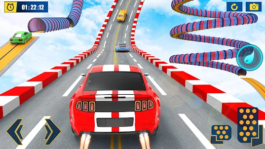 瘋狂汽車特技：汽車遊戲 3D