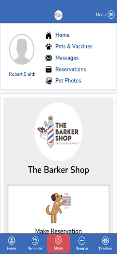 Android application The Barker Shop screenshort