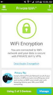 Private WiFi – A Secure VPN