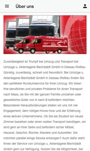 Umzug-Spedition Bechstädt Screen 2