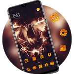 Cover Image of Tải xuống Flame bird theme bathing fire  APK