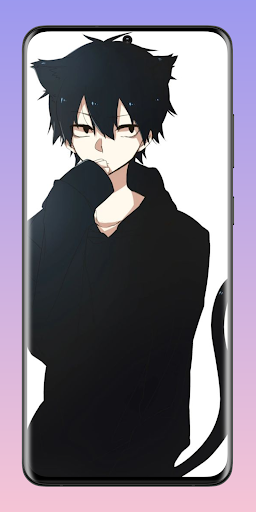 Anime Cat Boy Wallpaper HD 4K Screen 3