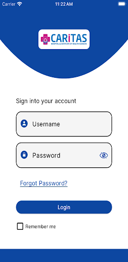 Android application CARiTAS EMR screenshort