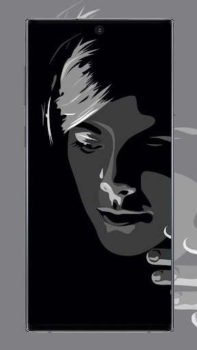 Android application Black wallpapers screenshort