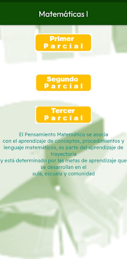 Android application Matemáticas ! screenshort