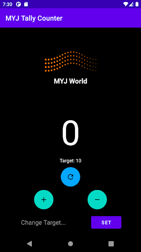 MYJ Tally Counter Screen 2
