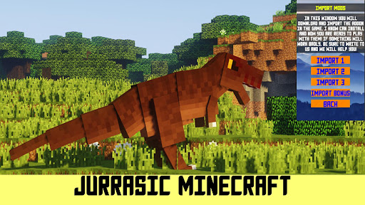 Jurassic Mod for Minecraft PE