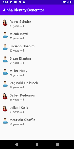 Alpha Identity Generator Screenshot 3 - AppWisp.com