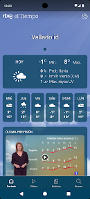 RTVE el Tiempo screenshot