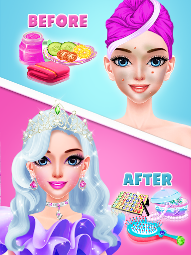 Pink Princess Makeover & Dress 3.0 screenshots 10