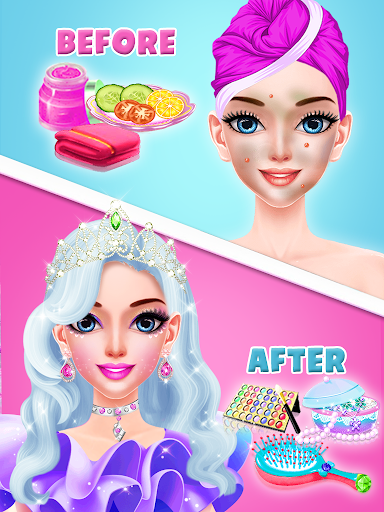Pink Princess Makeover and Dress