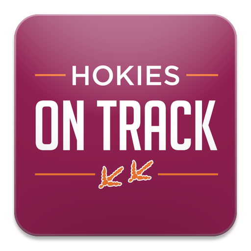 Virginia Tech Hokies on Track Logo