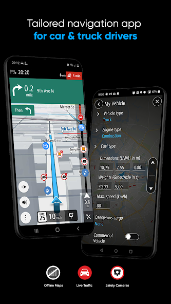 TomTom GO Navigation 3.6.100 APK + Мод (Unlimited money) за Android
