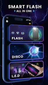 Captura de Pantalla 2 Flash Alert - Flashlight call android