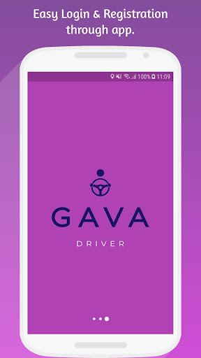 Android application Gava Driver screenshort