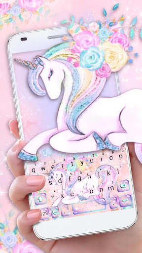 Android application Floral Unicorn Theme screenshort
