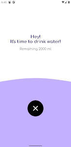 Water Reminder - Be Healthy