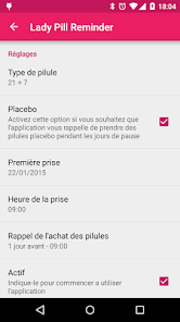 Lady Pill Reminder – Applications sur Google Play