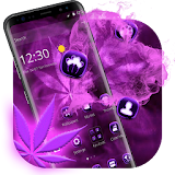 Neon Violet Weed Theme icon