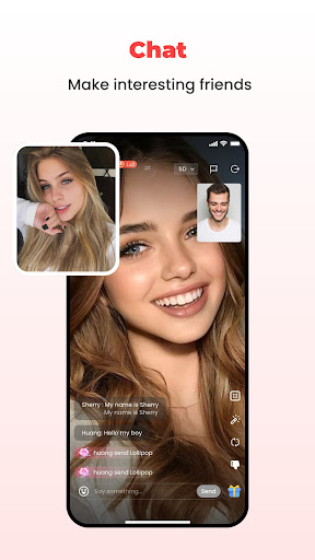 Android application WeLive - Video Chat&Meet screenshort