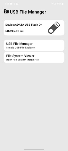 Android application USB File Manager (NTFS, Exfat) screenshort