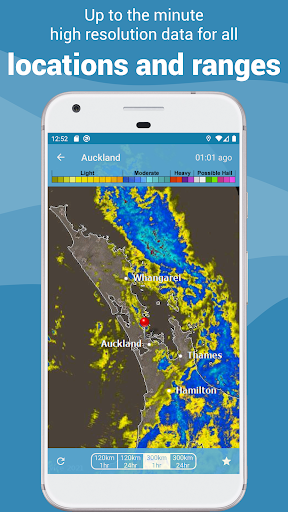 Android application Rain Radar New Zealand screenshort
