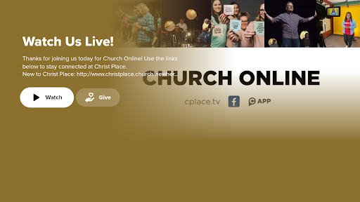 Screenshot of Christ Place App