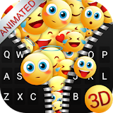 3D Zipper Emojis Theme&Emoji Keyboard icon