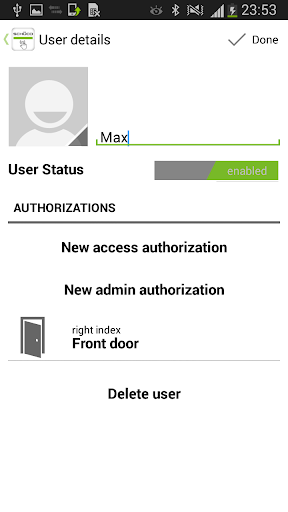 Schüco DCS Fingerprint BT