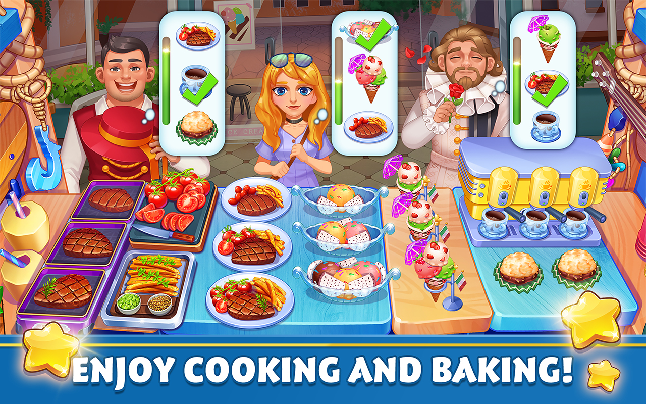 Cooking Voyage - Crazy Chef's Restaurant Dash Game (Mod