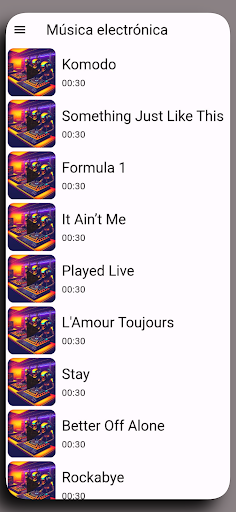 Electronic Music Ringtones Screen 3