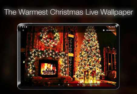 クリスマスの暖炉 ライブ壁紙 をダウンロード