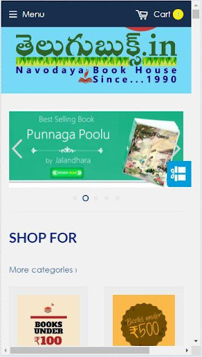 Android application TeluguBooks screenshort