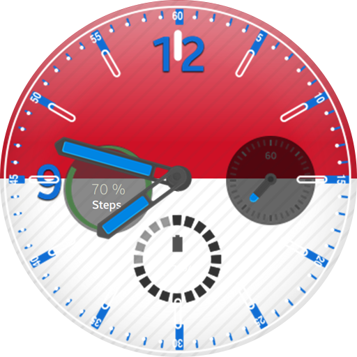 Indonesia Flag Watchface logo
