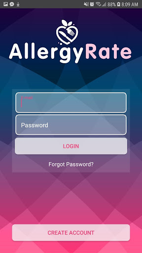 AllergyRate Screen 2