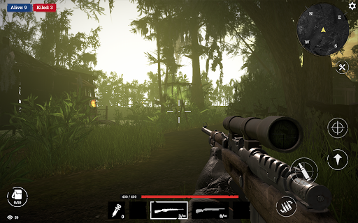 Wild West Survival: Zombie Shooter. Prise de vue FPS