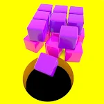 Color Cube Hole - Swallow Them All Apk