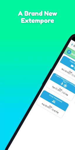 Android application Extempore, The Speaking Practi screenshort