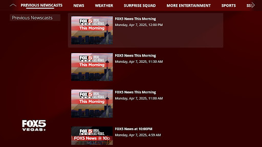 Screenshot of FOX5 Vegas - Las Vegas News