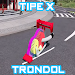 Tipe X Trondol 3D Racer Drag Icon