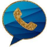 Blue Gold Messenger icon