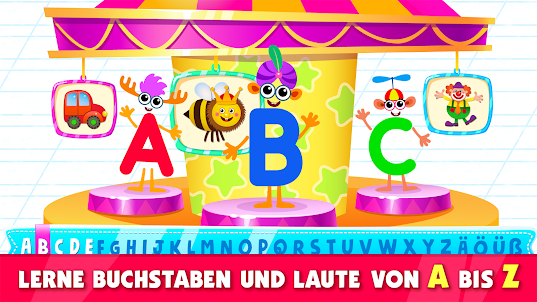 ABC Spiele! Buchstaben lernen!