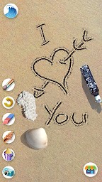 Sand Draw Creative Art Drawing