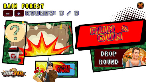 Android application RunNGun Print&play Game App screenshort