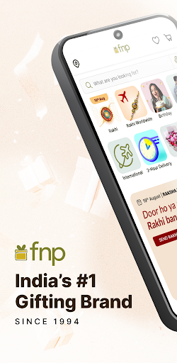 Android application FNP: Gifts, Flowers, Cakes App screenshort